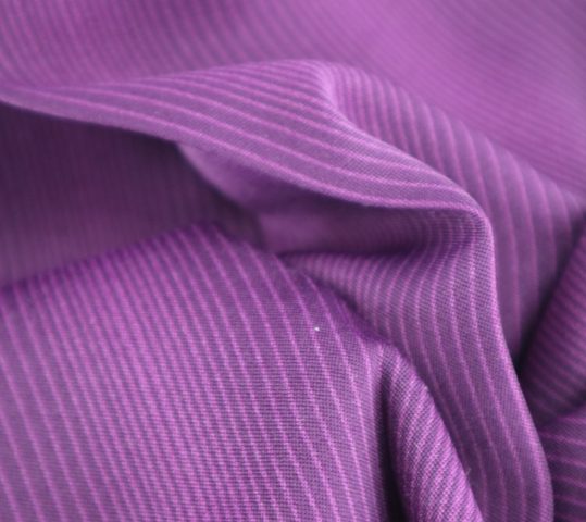 卒業式袴単品レンタル[総柄・無地風]紫色に薄いストライプ[身長153-157cm]No.254